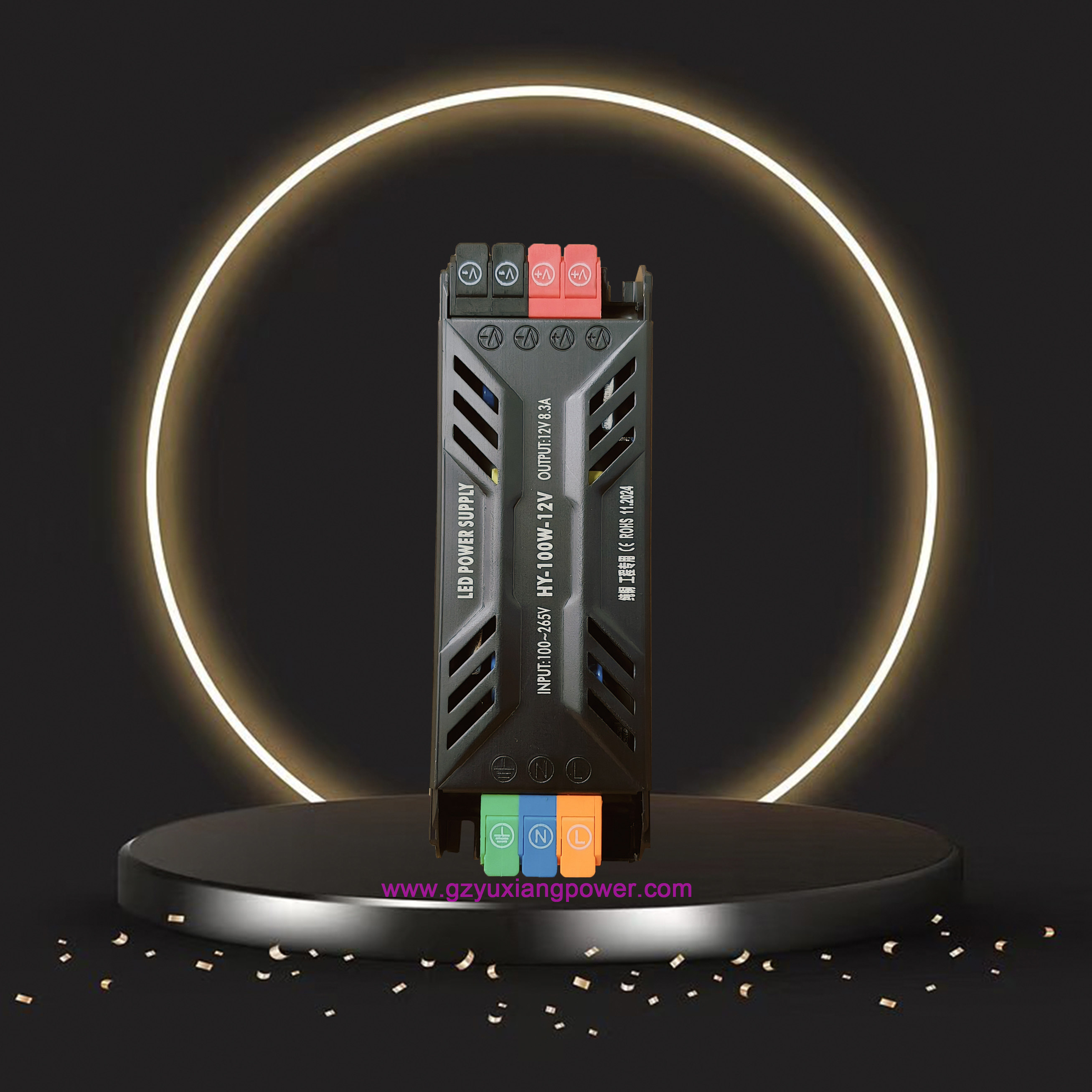 Alimentation à découpage mince, lettre lumineuse LED 12V/24V, publicité