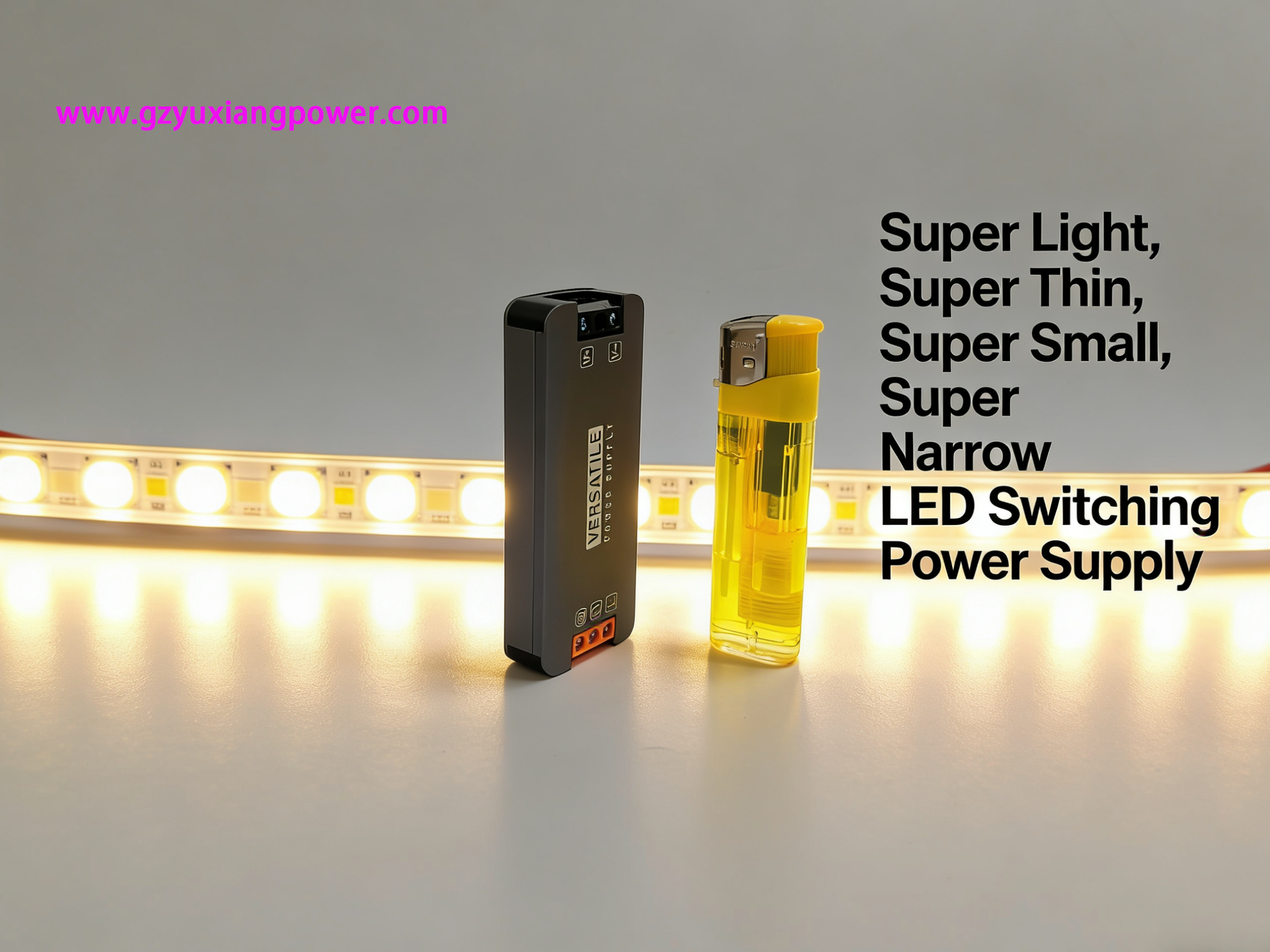 Alimentation LED 24 V super fine et super petite.