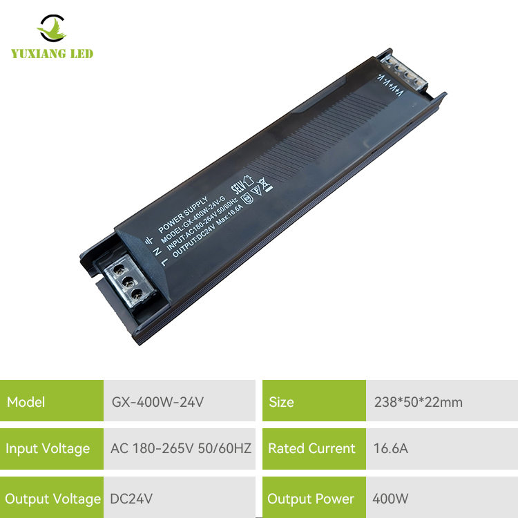 Alimentation de commutation linéaire LED à tension constante 24V400W